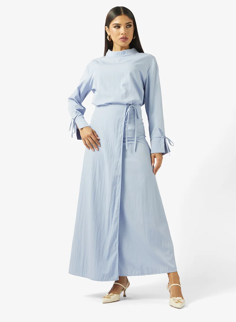 خزانة A-line Wrap Dress